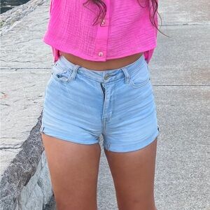 American eagle mom stretch shorts